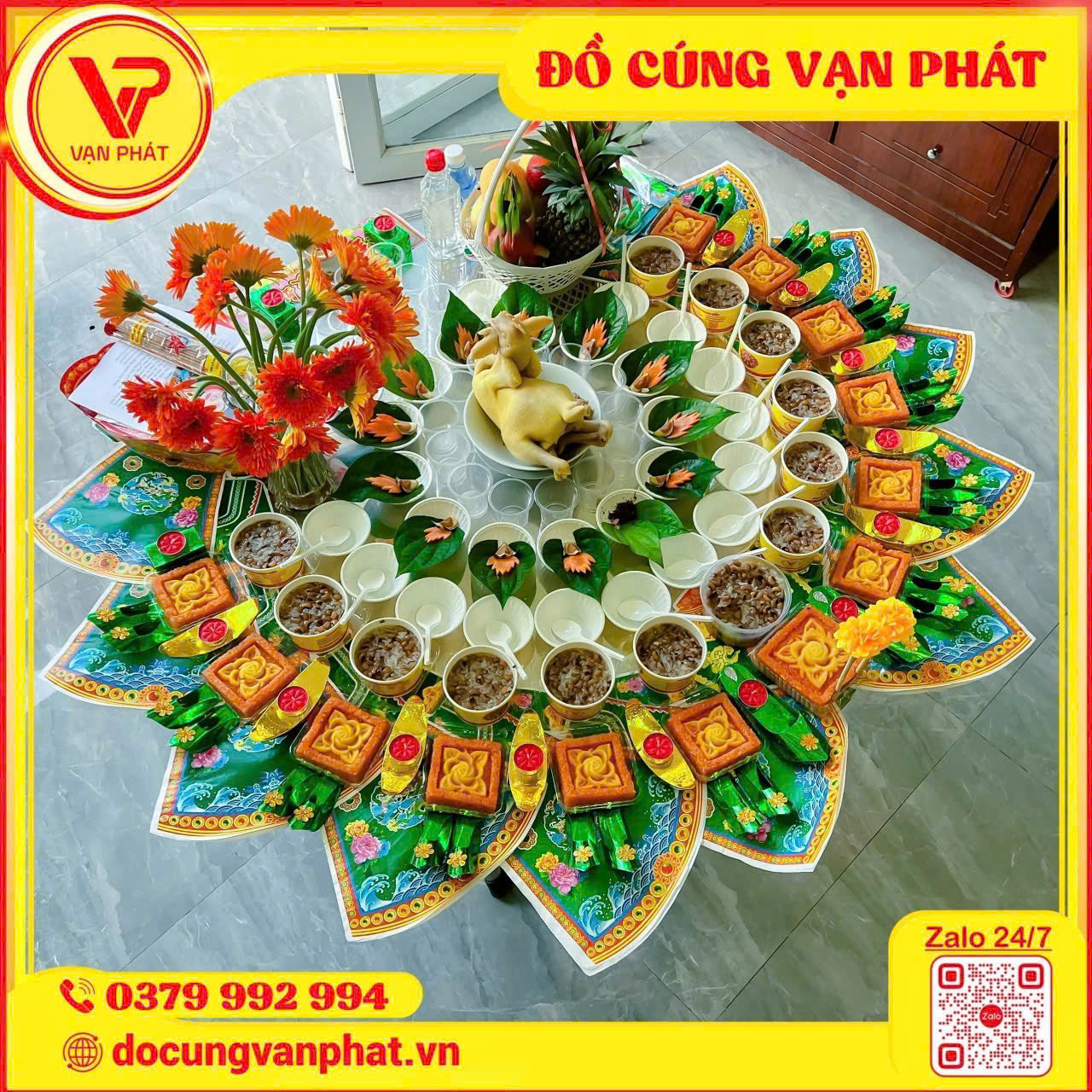 Mâm cúng đầy tháng cho bé trai cơ bản