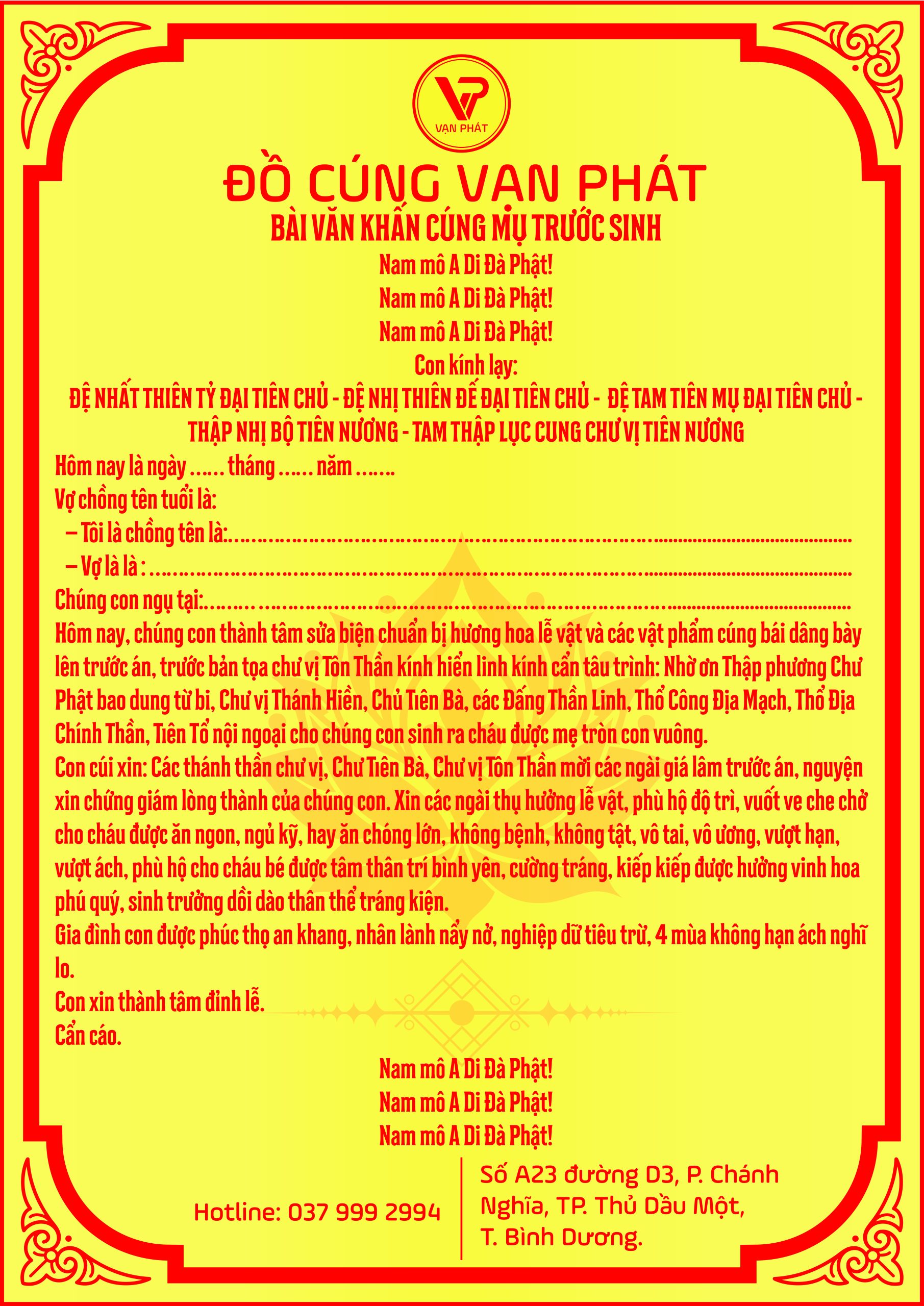 bai van khan cung mu